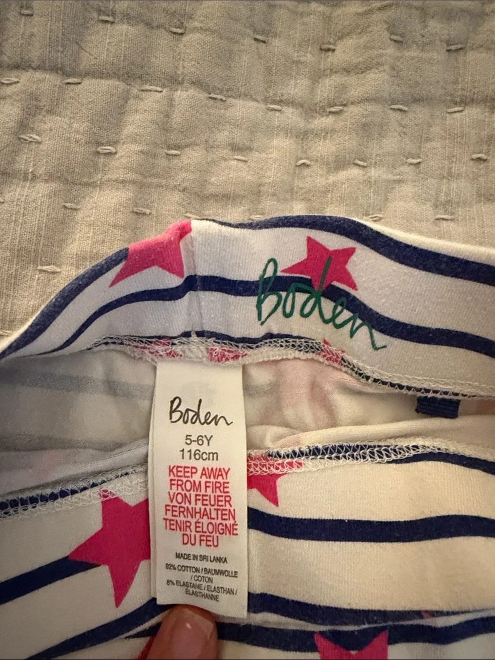 3 Mini Boden Girls Leggings (size 6)